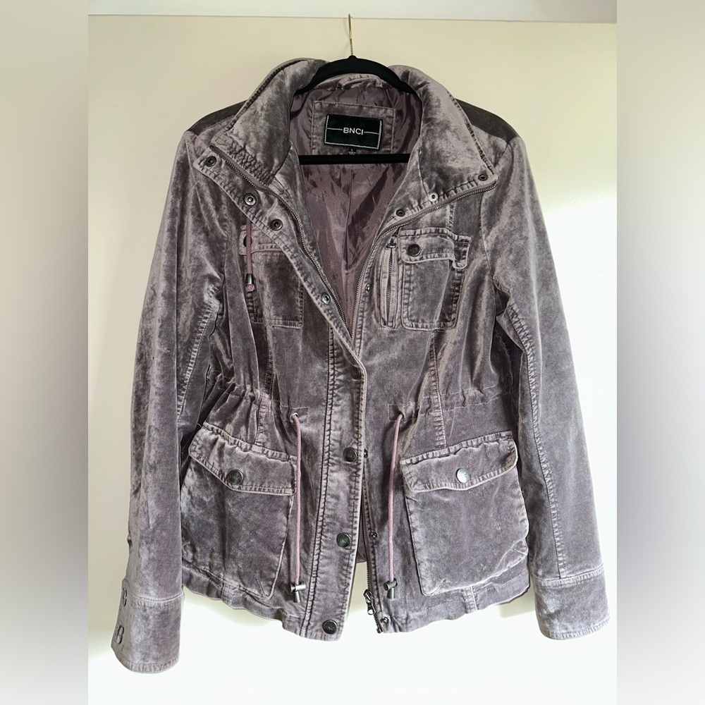 Purple, Shiny, Jacket, BNCI, L